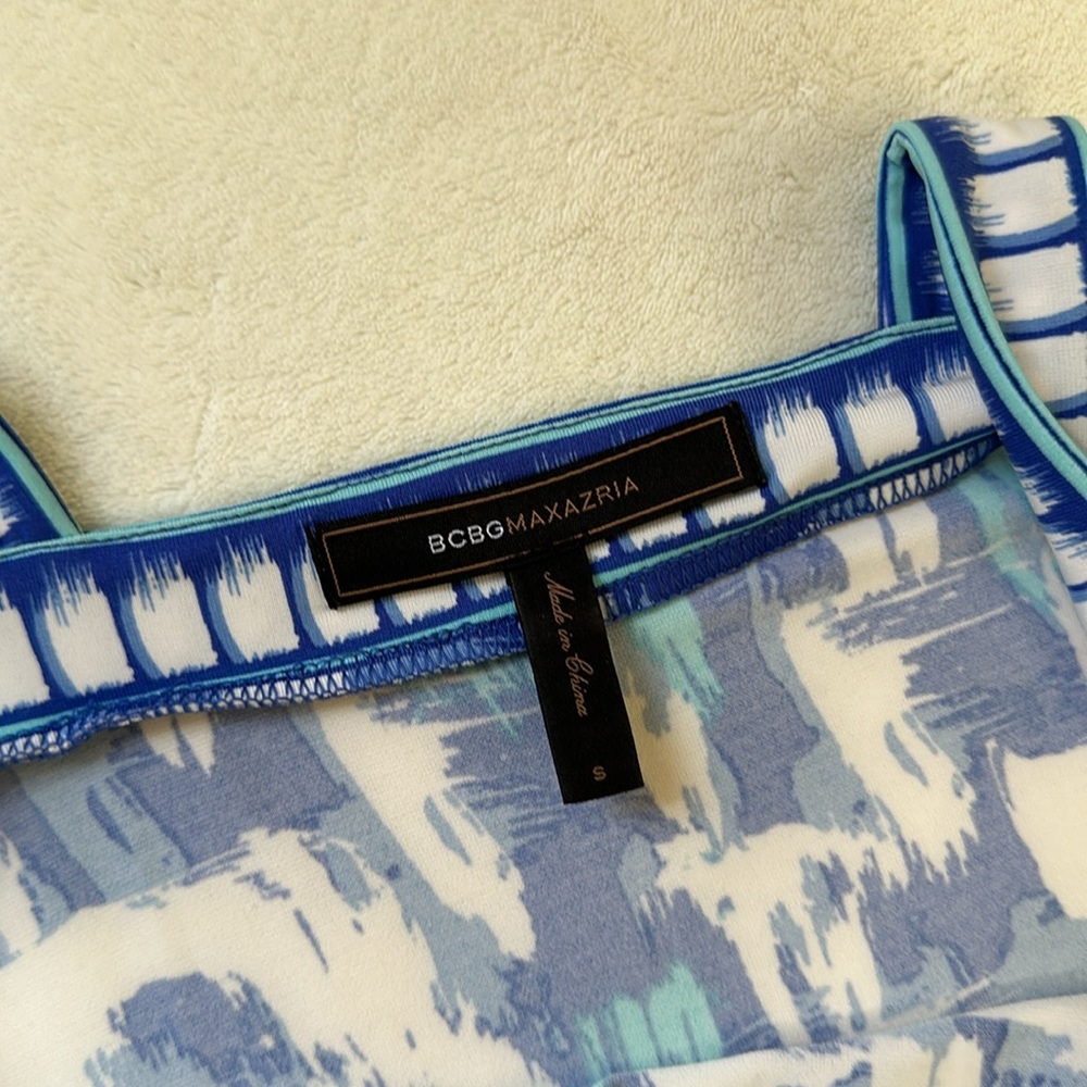 BCBGMAXAZRIA Womens Jersey Print Dress Size Small - Picture 9 of 11